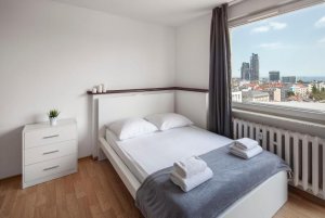 Pok&oacute;j w obiekcie Sleepy3city - Apartament See View II