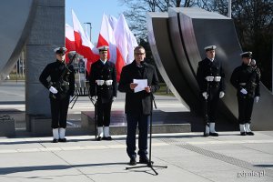 Uroczystości w Gdyni z okazji 23. rocznicy wstąpienia Polski do NATO, fot. Michał Puszczewicz