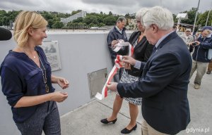 Odsłonięcie tablicy poświęconej  Kazimierzowi "Kubie" Jaworskiemu