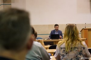 Marcin Zawisza, przewodniczący Rady ds. Mężczyzn podczas grudniowego posiedzenia