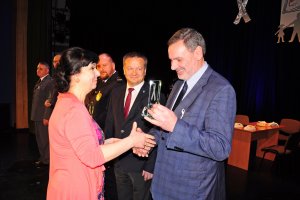 Wręczenie statuetki „Ambasadora Kampanii Biała Wstążka w Gdyni” za rok 2017, fot. Michał Kowalski