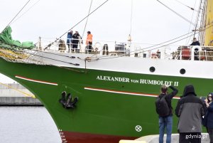 Wejście Alexandra von Humboldta II do gdyńskiego portu, fot. Jan Ziarnicki