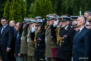 Ceremonia pożegnania admirała floty Ryszarda Łukasika, fot. Karol Stańczak 