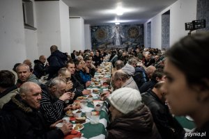Wigilia u franciszkanów w Gdyni, fot. Dawid Linkowski