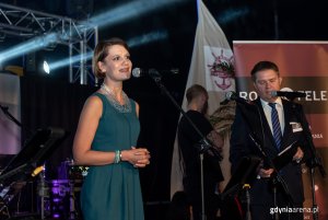 Katarzyna Gruszecka-Spychała, wiceprezydent Gdyni ds. gospodarki podczas gali "Wspólna Kaczka // fot. D. Linkowski