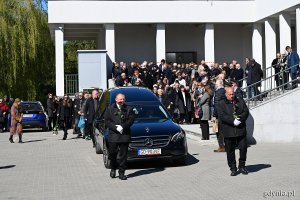 Uroczystości pogrzebowe Leszka Kopcia na Cmentarzu Łostowickim w Gdańsku (fot. Michał Puszczewicz)