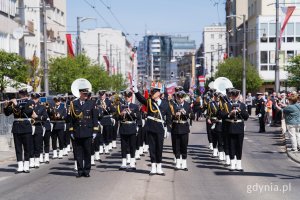  Orkiestra Reprezentacyjna Marynarki Wojennej na ul. Świętojańskiej