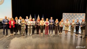 Osoby uhonorowane podczas Wojewódzkiej Uroczystości z okazji Dnia Edukacji Narodowej 2025 (fot. Katarzyna Balcerzak)