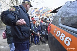 O pracy EkoPatrolu opowiadał Leonard Wawrzyniak, rzecznik prasowy Straży Miejskiej w Gdyni / fot. Paweł Kukla