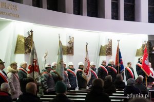 Przedstawiciele NSZZ „Solidarność” w kościele pw. Matki Bożej Nieustającej Pomocy i św. Piotra Rybaka