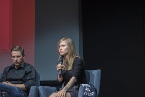Debata "O związkach literatury i muzyki" w ramach festiwalu "Miasto Słowa", fot. Kamil Jasiński