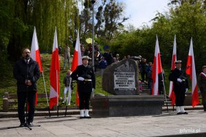 Okolicznościowe przemówienie wygłosił Andrzej Bień - wiceprzewodniczący Rady Miasta Gdyni // fot. Paweł Kukla