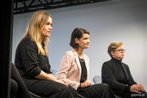 Pierwszy dzień Gdynia Explory Week 2021 - Joanna Gębala, Katarzyna Gruszecka-Spychała i Anna Borkowska, fot. Kamil Złoch