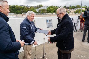 Wręczenie odznaczeń z okazji 60-lecia Pomorskiego Związku Żeglarskiego (fot. Kamil Złoch)