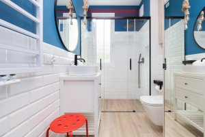 Mieszkanie Powstania Wielkopolskiego, widok na łazienkę