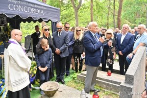 Uroczystości pogrzebowe Janusza Kupcewicza w Gdyni-Witominie, fot. Michał Puszczewicz