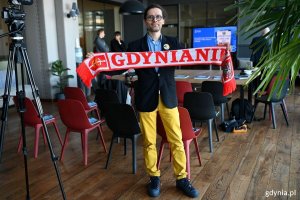 Dr Marcin Szerle w Muzeum Emigracji w Gdyni