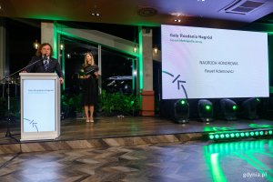 Prezydent Sopotu Jacek Karnowski podczas Gali Smart Metropolia // fot. Dawid Linkowski