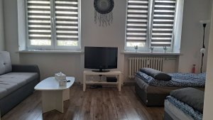Studio Batory widok na pokój