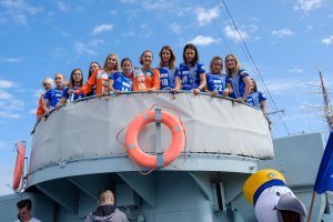 Prezentacja zespołów Vistal Gdynia i Spójnia Gdynia / fot. D. Linkowski