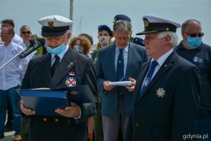 W Alei Żeglarstwa Polskiego odsłonięto tablice komandora Bolesława Romanowskiego i Henryka Fronczaka // fot. Paweł Kukla