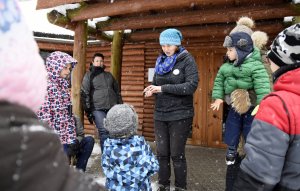 Drugie spotkanie w ramach „Akcji Karmnik” w Leśnym Ogrodzie Botanicznym Marszewo, fot. Kamil Złoch