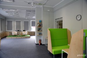 Otwarcie wyremontowanej czytelni w Bibliotece Obłuże. Fot. Przemysław Kozłowski
