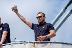 Prezentacja zespołów Vistal Gdynia i Spójnia Gdynia / fot. D. Linkowski