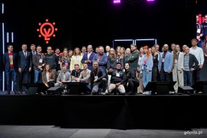 Uczestnicy gali finałowej konkurs&oacute;w dla start-up&oacute;w na Infoshare 