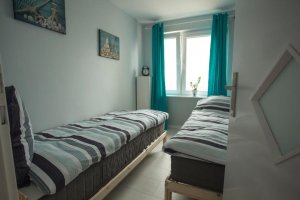 Apartament Waksa, widok na jedną z sypialni