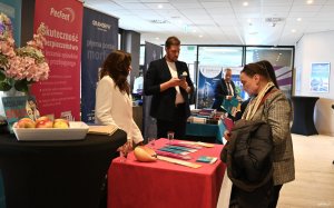 Stoisko firmy farmaceutycznej