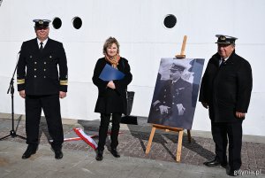 Na zdjęciu: przedstawiciele Marynarki Wojennej oraz Małgorzata Sokołowska, redaktor naczelna UKM (fot. Michał Puszczewicz)
