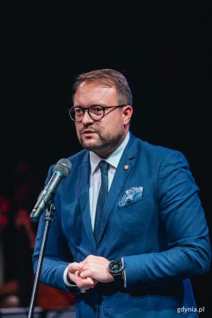 Gala otwarcia Festiwalu NNW. Na zdjęciu Marek Łucyk, wiceprezydent Gdyni / fot. Edyta Steć