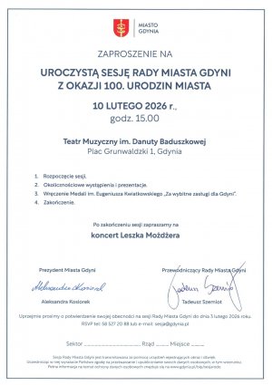  Kto złożył życzenia Gdyni?