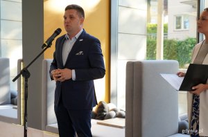 Na zdjęciu wiceprezydent Maciej Zielonka