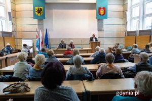 Zdjęcie ogólne spotkania seniorów z prezydentem miasta Gdyni (fot. Michał Sałata)