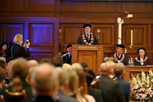 Prof. Gregory A. Worrell, doktor honoris causa Politechniki Gdańskiej, podczas inauguracji roku akademickiego na uczelni