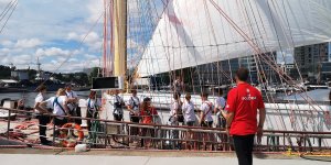 Żaglowiec i jego załoga będzie reprezentować oraz promować Polskę na wszystkich etapach wyścigu fot. Małgorzata Kaliszewska