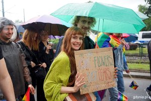 Uczestnicy przemarszu w ramach X Trójmiejskiego Marszu Równości ulicami Gdańska (fot. Mirosław Pieślak)