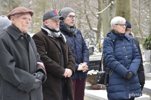 W uroczystościach wzięli udział: przewodnicząca gdyńskiej Rady Miasta Joanna Zielińska oraz radny Jaku Ubych // fot. Magdalena Czernek