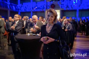 Na świątecznym spotkaniu Pracodawców Pomorza, które odbyło się w Gdańskim Teatrze Szekspirowskim, Gdynię reprezentowała skarbniczka Miasta Gdyni, Aleksandra Mendryk. Fot. Mirosław Pieślak