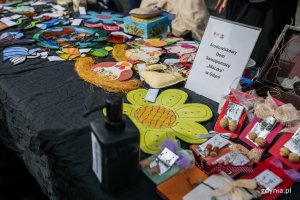 Rękodzieło na stoisku gdyńskiego Środowiskowego Domu Samopomocy Maczka 1 podczas Festynu Tolerancji // fot. Karol Stańczak