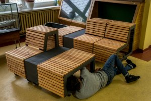 Meble posłużą gościom Centrum Aktywnego Mieszkańca w Oksywiu
