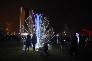 Iluminacje na placu Grunwaldzkim // fot. Michał Puszczewicz