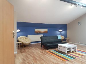 Smart Stay Hostel, widok na część ogólną wypoczynkową