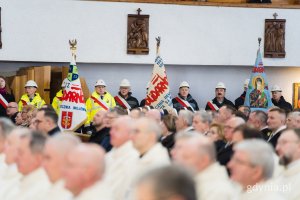 Na mszy obecni byli członkowie NSZZ &bdquo;Solidarność"