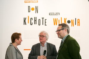 Otwarcie wystawy prac Józefa Wilkonia w Muzeum Miasta Gdyni.
