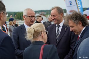 Na zdj. m.in. wiceminister funduszy i polityki regionalnej Jacek Karnowski i marszałek województwa pomorskiego Mieczysław Struk