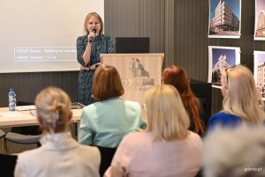 Na zdjęciu: Anna Matusewicz, przewodnicząca Gdyńskiej Rady Kobiet (fot. Magdalena Starnawska)
