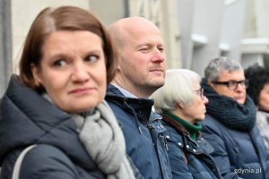 W gdyńskim Orszaku Trzech Króli wzięli udział m.in.: (od lewej) Wiceprezydenci Katarzyna Gruszecka-Spychała i Bartosz Bartoszewicz oraz Joanna Zielińska - przewodnicząca Rady Miasta Gdyni